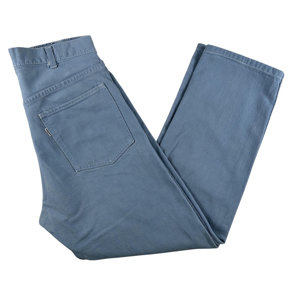 Vintage Levis Jeans Mens 30x26 Light Blue White Tab 42 Talon Zipper 60s USA Made